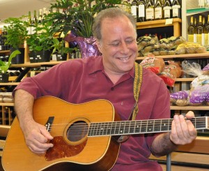 Russell Rudderman playing at Island Naturals Store